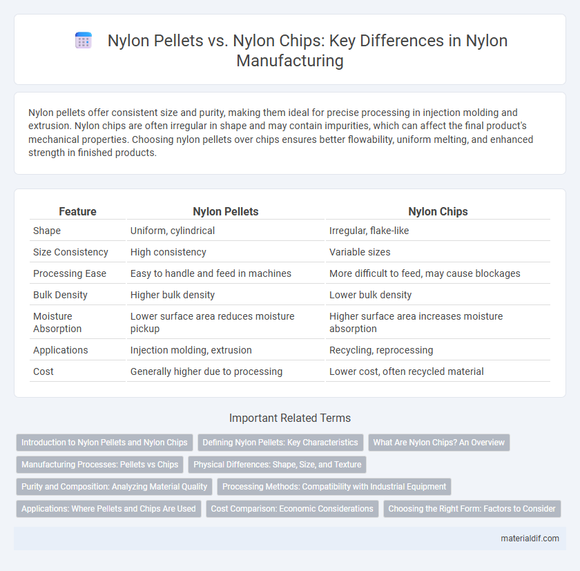 Nylon Pellets vs. Nylon Chips: Key Differences in Nylon Manufacturing