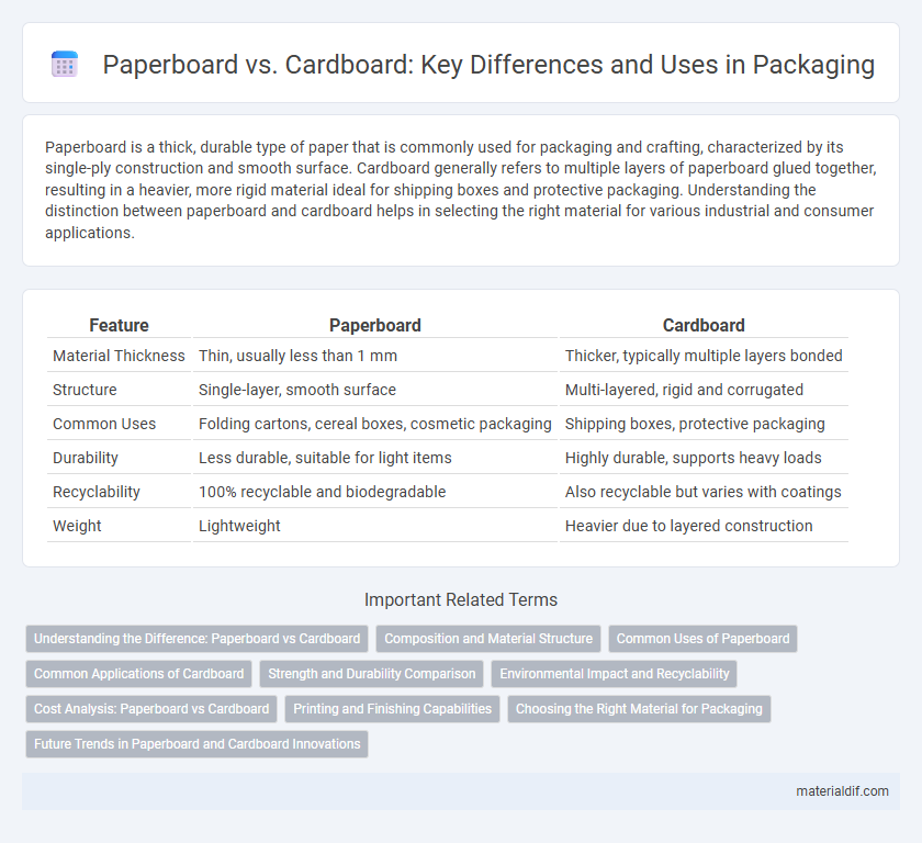 Paperboard vs. Cardboard: Key Differences and Uses in Packaging
