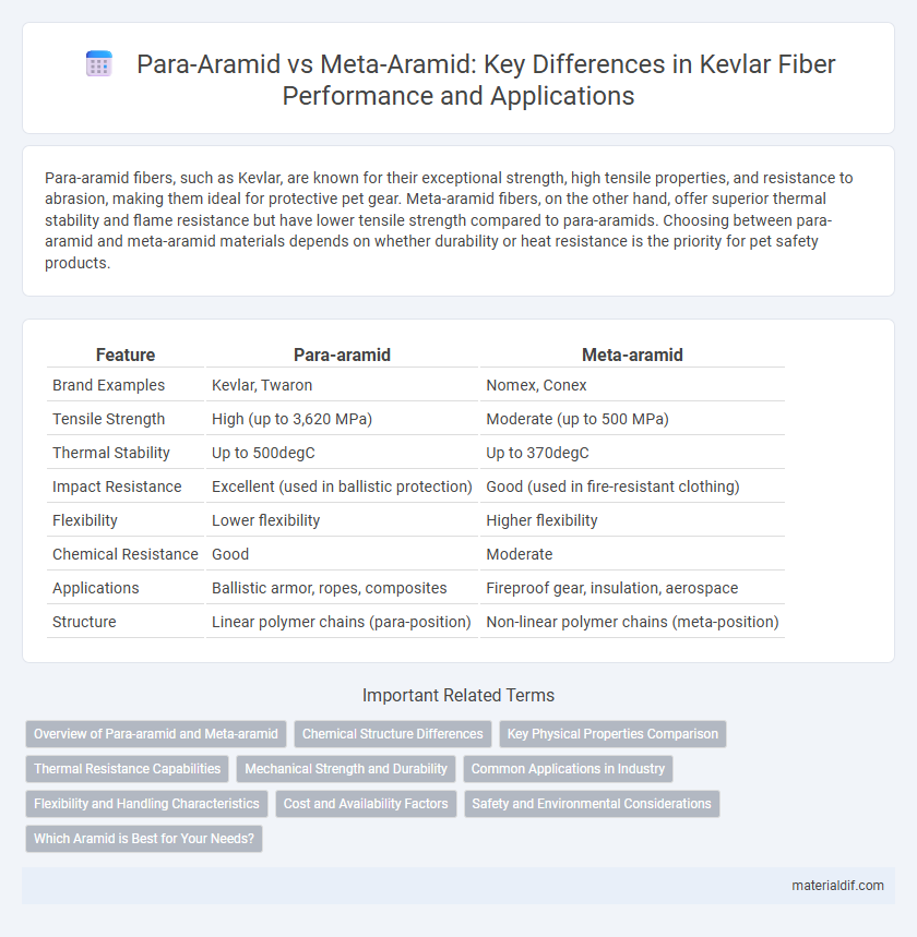 Para-Aramid vs Meta-Aramid: Key Differences in Kevlar Fiber Performance and Applications
