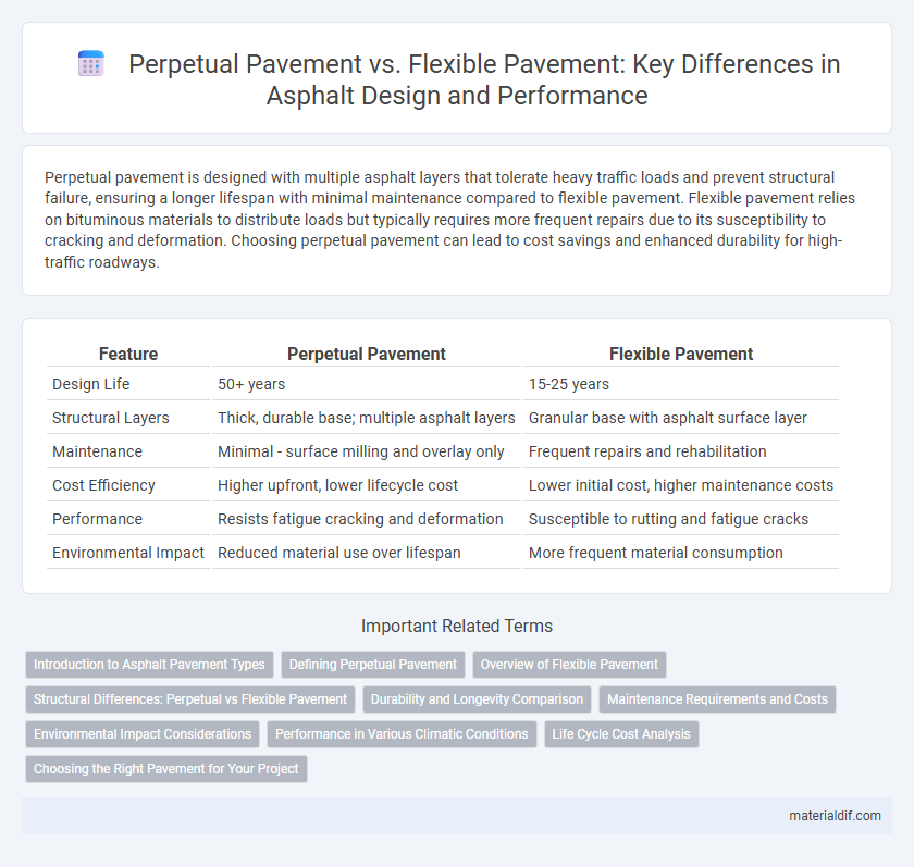 Perpetual Pavement vs. Flexible Pavement: Key Differences in Asphalt Design and Performance