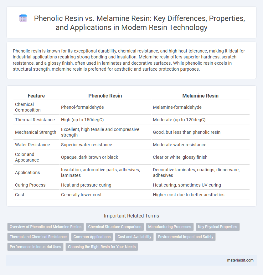 Phenolic Resin vs. Melamine Resin: Key Differences, Properties, and Applications in Modern Resin Technology