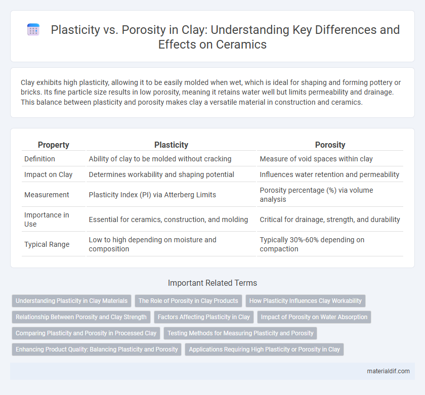 Plasticity vs. Porosity in Clay: Understanding Key Differences and Effects on Ceramics
