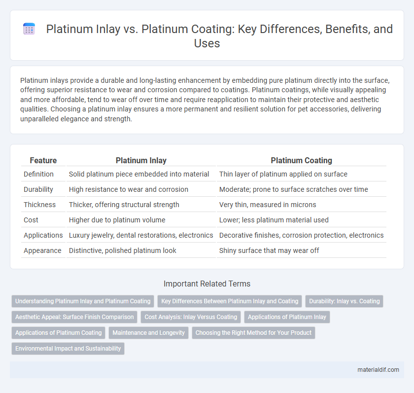 Platinum Inlay vs. Platinum Coating: Key Differences, Benefits, and Uses