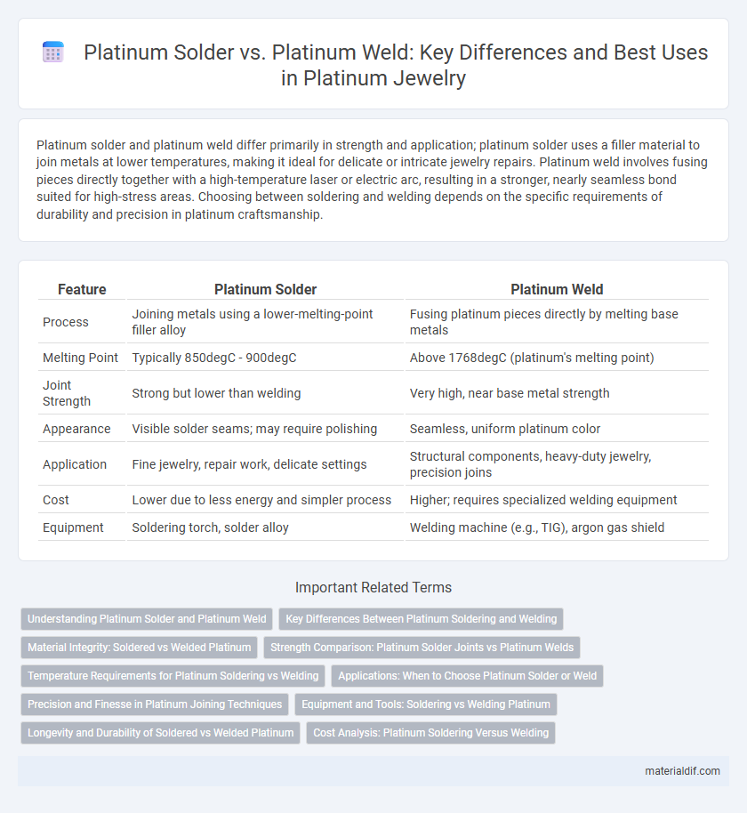Platinum Solder vs. Platinum Weld: Key Differences and Best Uses in Platinum Jewelry