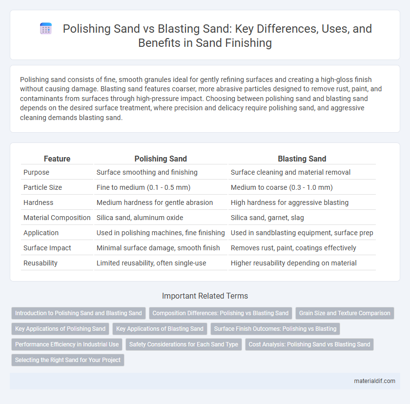 Polishing Sand vs Blasting Sand: Key Differences, Uses, and Benefits in Sand Finishing