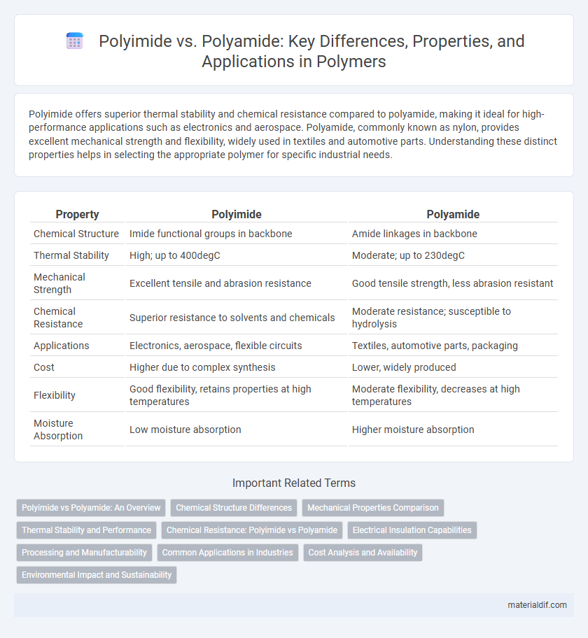 Polyimide vs. Polyamide: Key Differences, Properties, and Applications in Polymers
