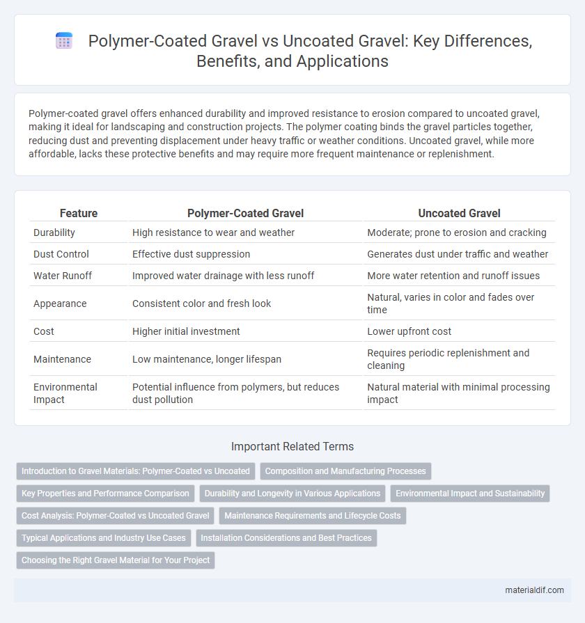 Polymer-Coated Gravel vs Uncoated Gravel: Key Differences, Benefits, and Applications