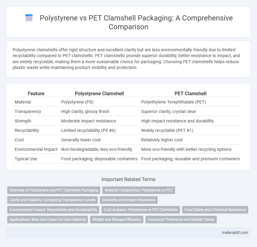 Polystyrene vs PET Clamshell Packaging: A Comprehensive Comparison