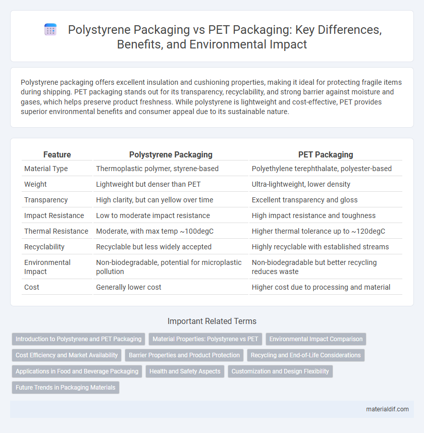 Polystyrene Packaging vs PET Packaging: Key Differences, Benefits, and Environmental Impact