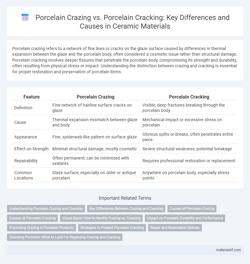 Porcelain Crazing vs. Porcelain Cracking: Key Differences and Causes in Ceramic Materials