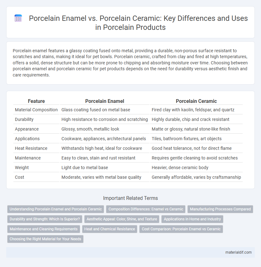 Porcelain Enamel vs. Porcelain Ceramic: Key Differences and Uses in Porcelain Products