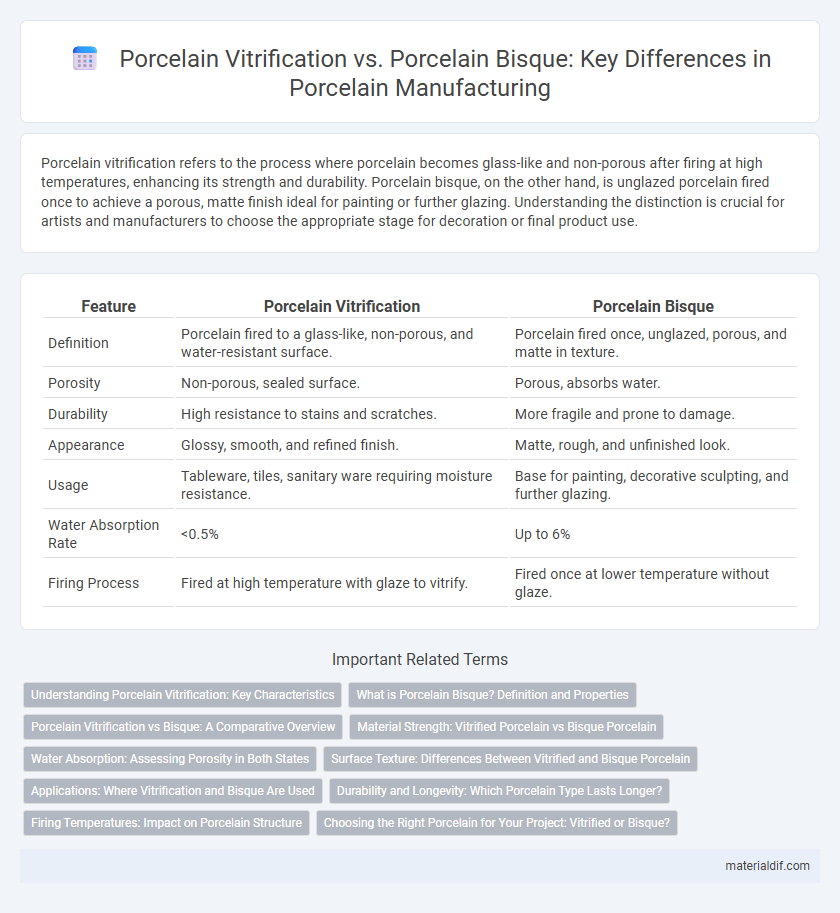 Porcelain Vitrification vs. Porcelain Bisque: Key Differences in Porcelain Manufacturing
