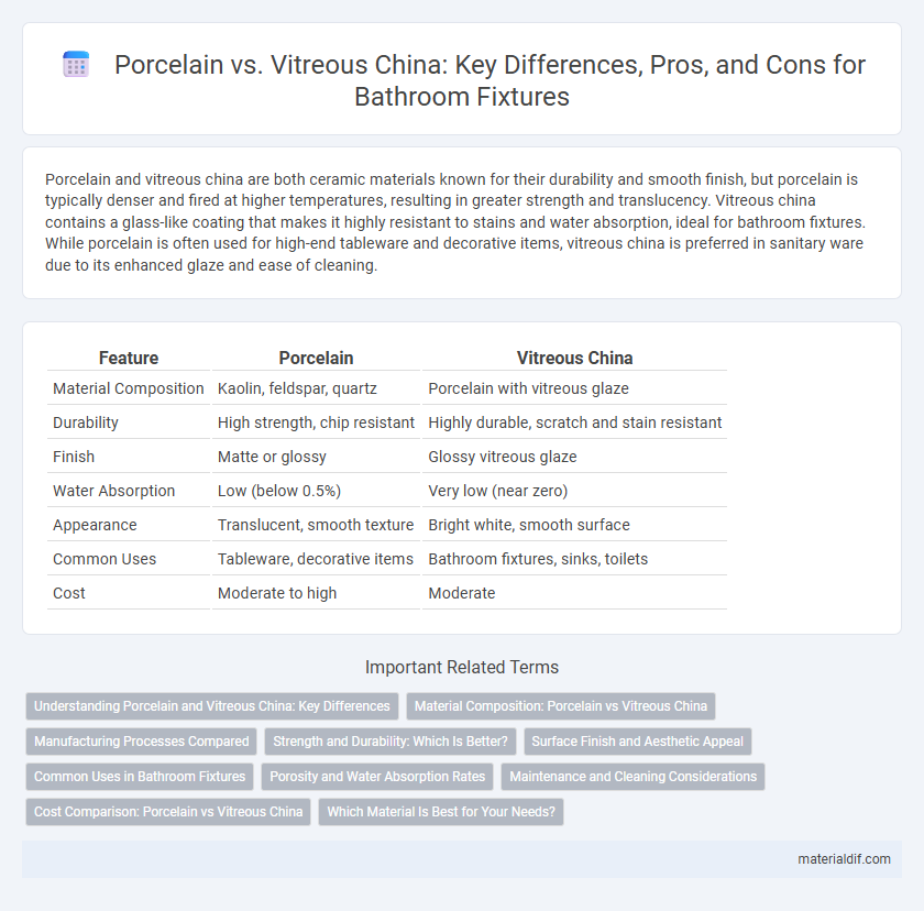 Porcelain vs. Vitreous China: Key Differences, Pros, and Cons for Bathroom Fixtures