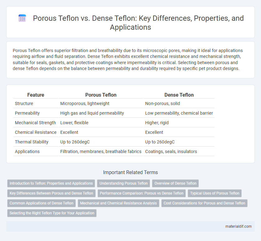 Porous Teflon vs. Dense Teflon: Key Differences, Properties, and Applications