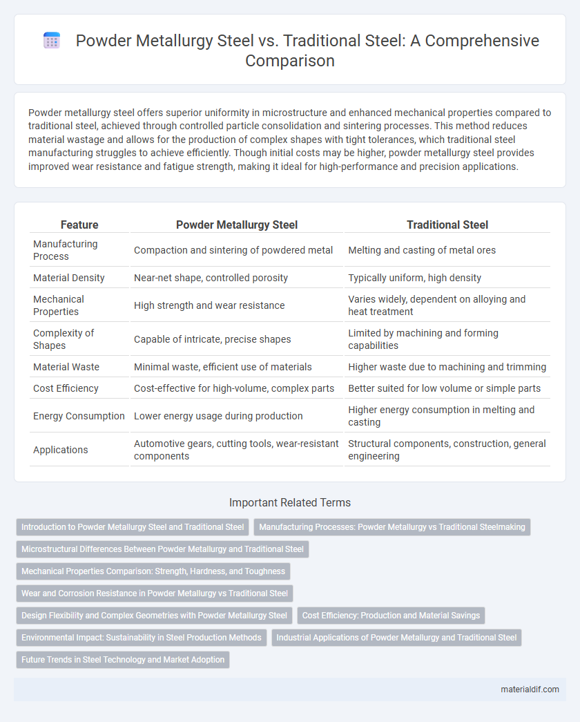 Powder Metallurgy Steel vs. Traditional Steel: A Comprehensive Comparison