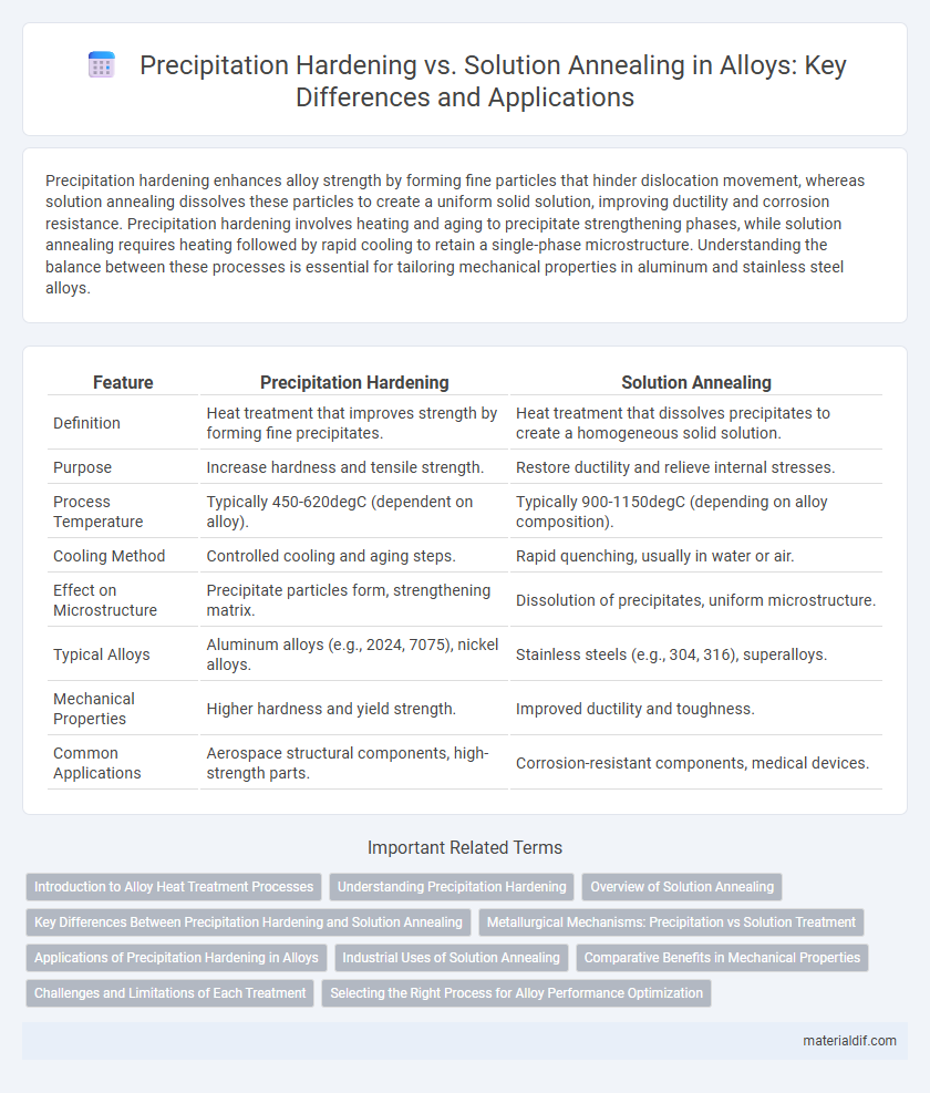 Precipitation Hardening vs. Solution Annealing in Alloys: Key Differences and Applications