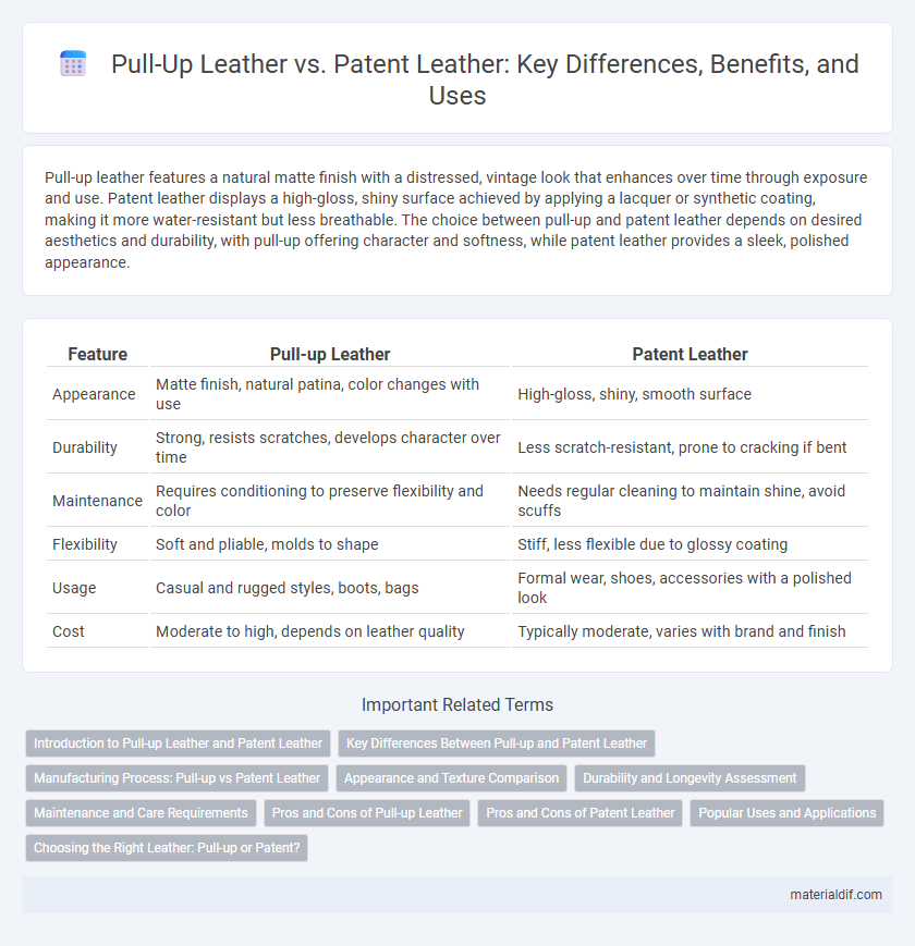 Pull-Up Leather vs. Patent Leather: Key Differences, Benefits, and Uses