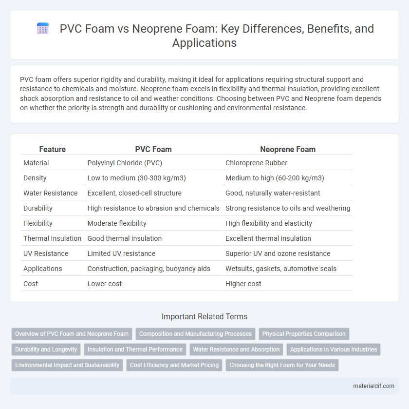 PVC Foam vs Neoprene Foam: Key Differences, Benefits, and Applications