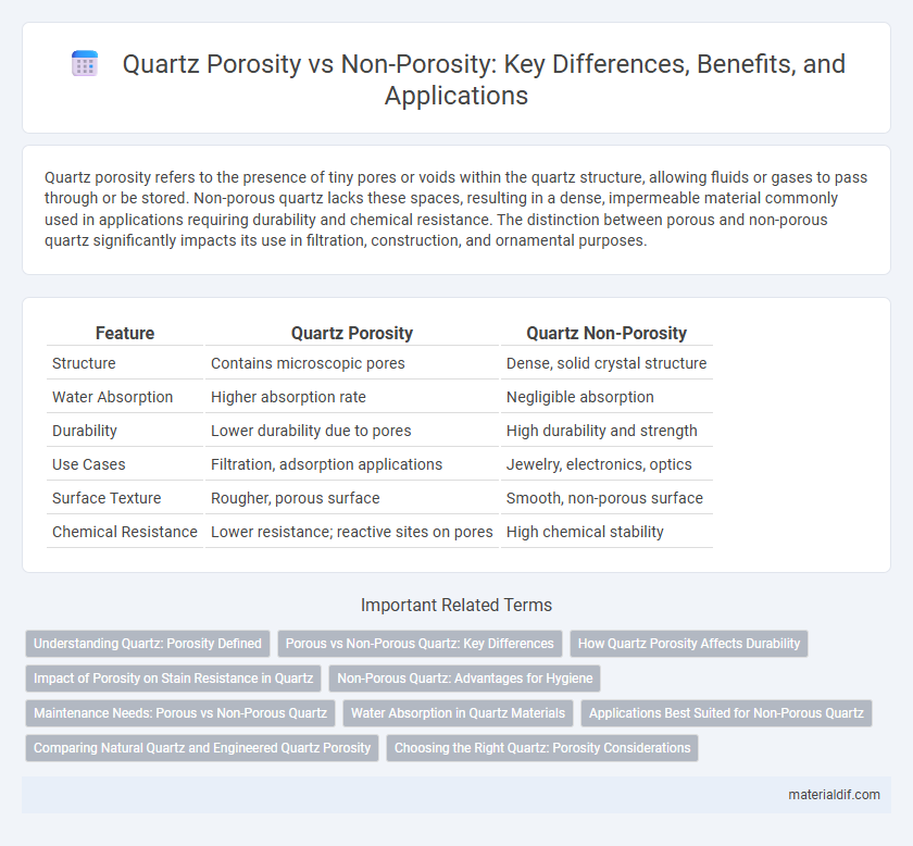 Quartz Porosity vs Non-Porosity: Key Differences, Benefits, and Applications