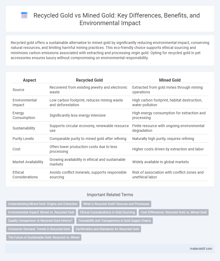 Recycled Gold vs Mined Gold: Key Differences, Benefits, and Environmental Impact