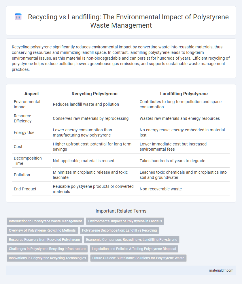 Recycling vs Landfilling: The Environmental Impact of Polystyrene Waste Management