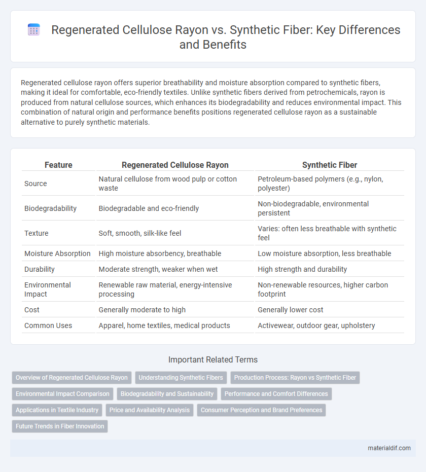 Regenerated Cellulose Rayon vs. Synthetic Fiber: Key Differences and Benefits
