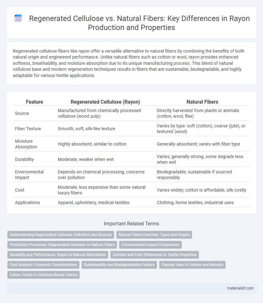 Regenerated Cellulose vs. Natural Fibers: Key Differences in Rayon Production and Properties
