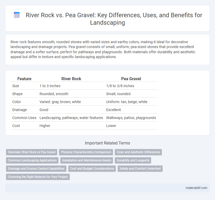 River Rock vs. Pea Gravel: Key Differences, Uses, and Benefits for Landscaping
