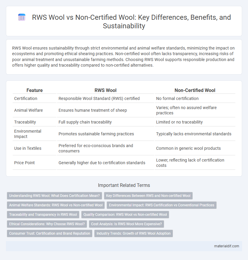 RWS Wool vs Non-Certified Wool: Key Differences, Benefits, and Sustainability
