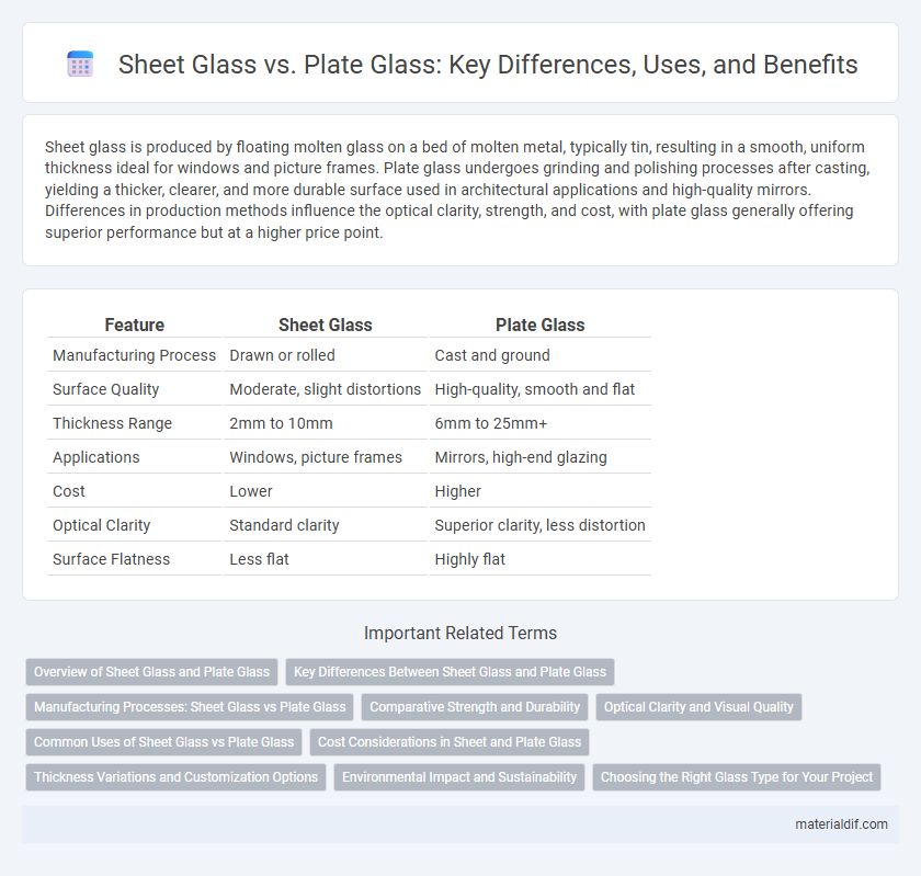 Sheet Glass vs. Plate Glass: Key Differences, Uses, and Benefits