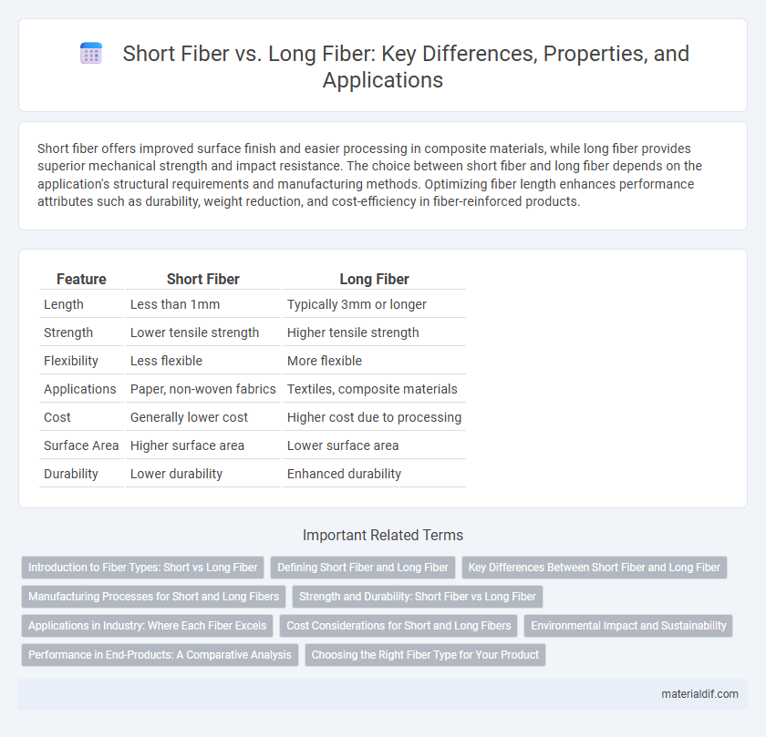 Short Fiber vs. Long Fiber: Key Differences, Properties, and Applications