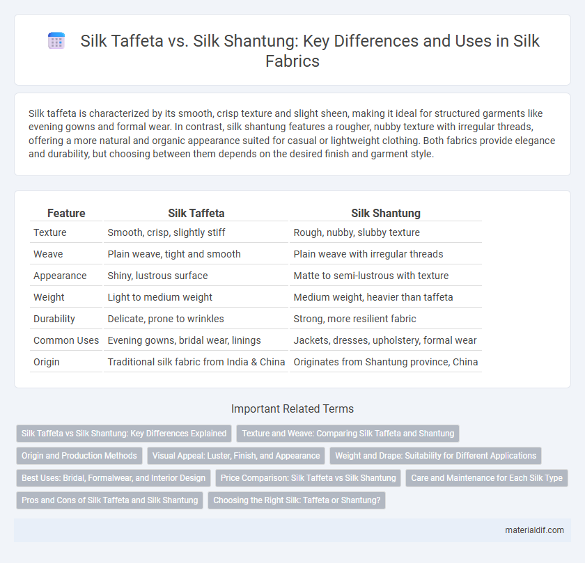 Silk Taffeta vs. Silk Shantung: Key Differences and Uses in Silk Fabrics