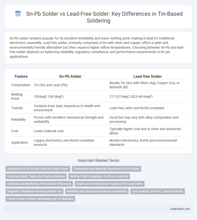 Sn-Pb Solder vs Lead-Free Solder: Key Differences in Tin-Based Soldering