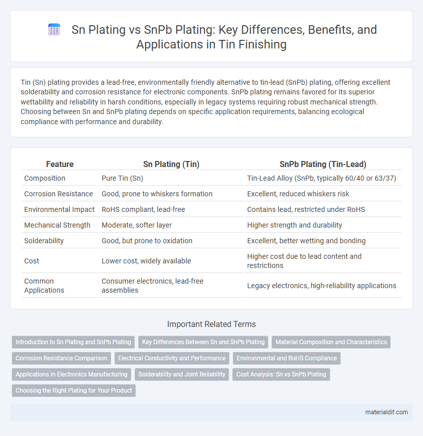 Sn Plating vs SnPb Plating: Key Differences, Benefits, and Applications in Tin Finishing