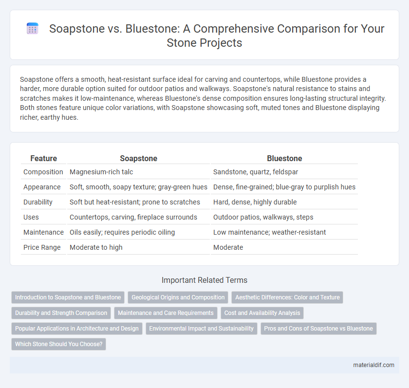 Soapstone vs. Bluestone: A Comprehensive Comparison for Your Stone Projects