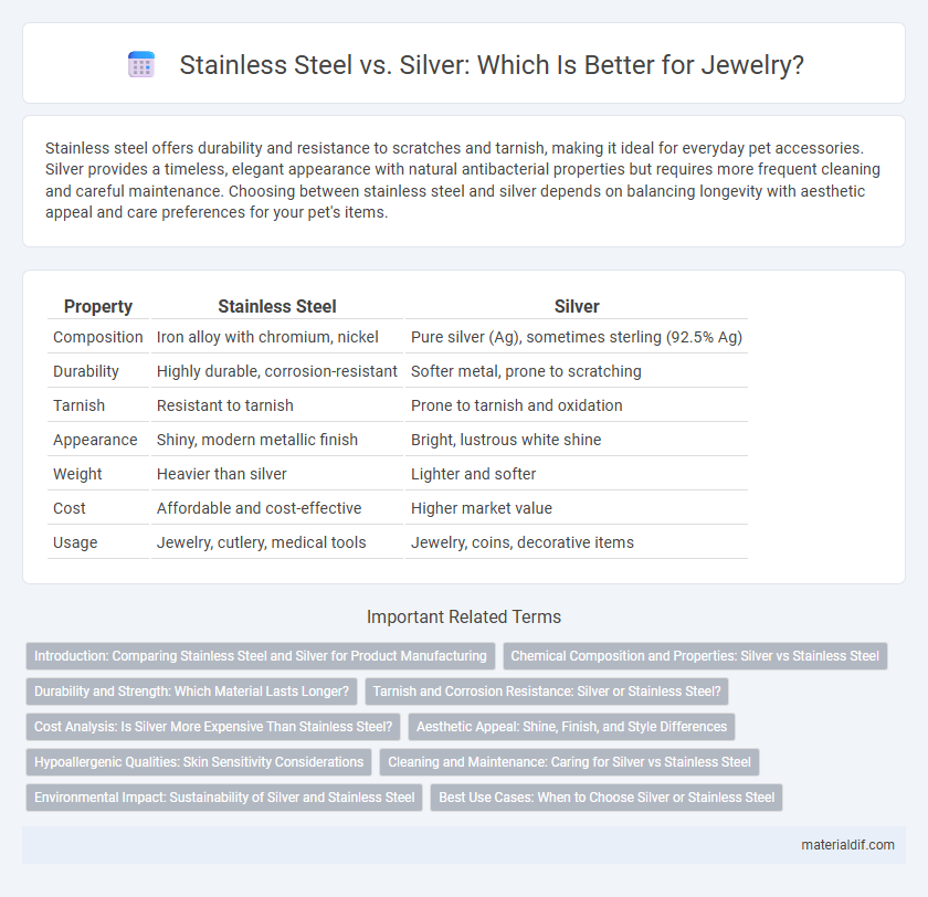Stainless Steel vs. Silver: Which Is Better for Jewelry?