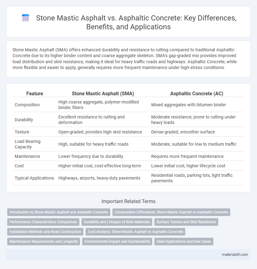 Stone Mastic Asphalt vs. Asphaltic Concrete: Key Differences, Benefits, and Applications