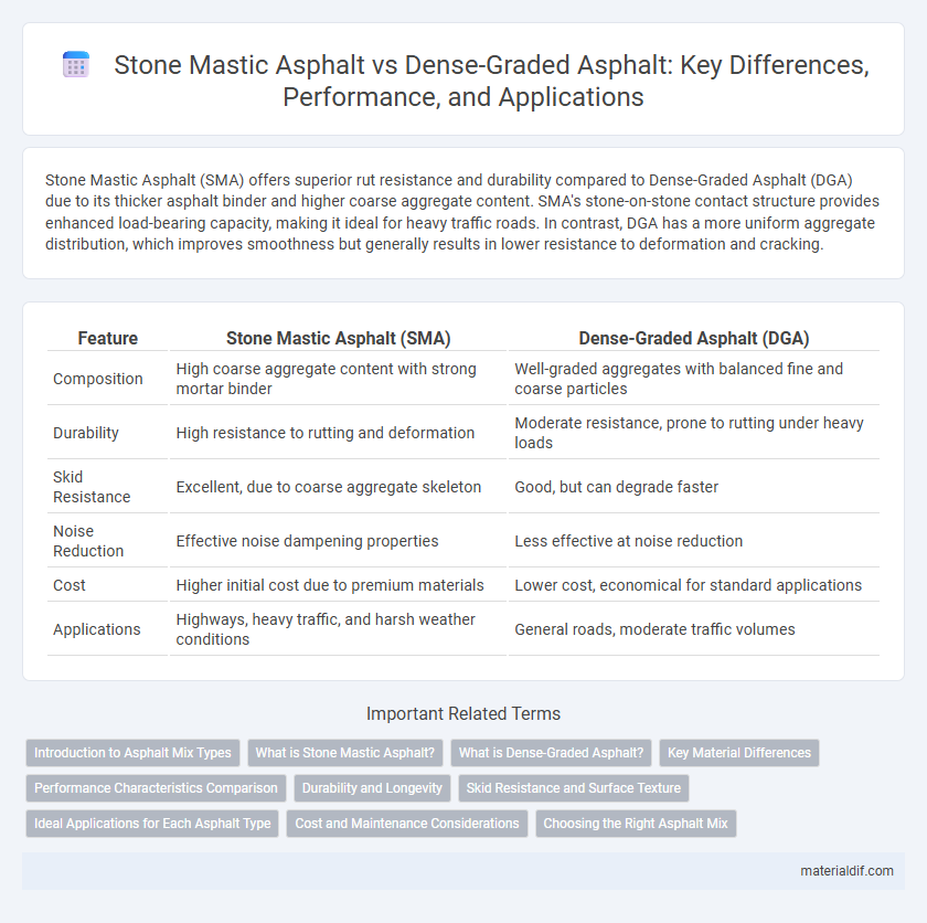 Stone Mastic Asphalt vs Dense-Graded Asphalt: Key Differences, Performance, and Applications