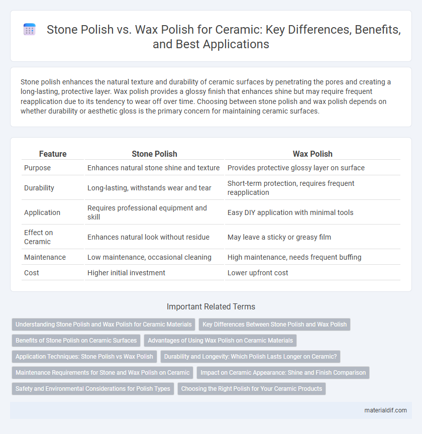 Stone Polish vs. Wax Polish for Ceramic: Key Differences, Benefits, and Best Applications