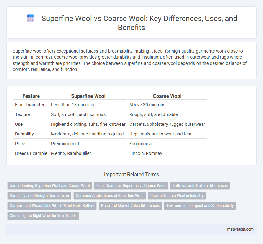 Superfine Wool vs Coarse Wool: Key Differences, Uses, and Benefits
