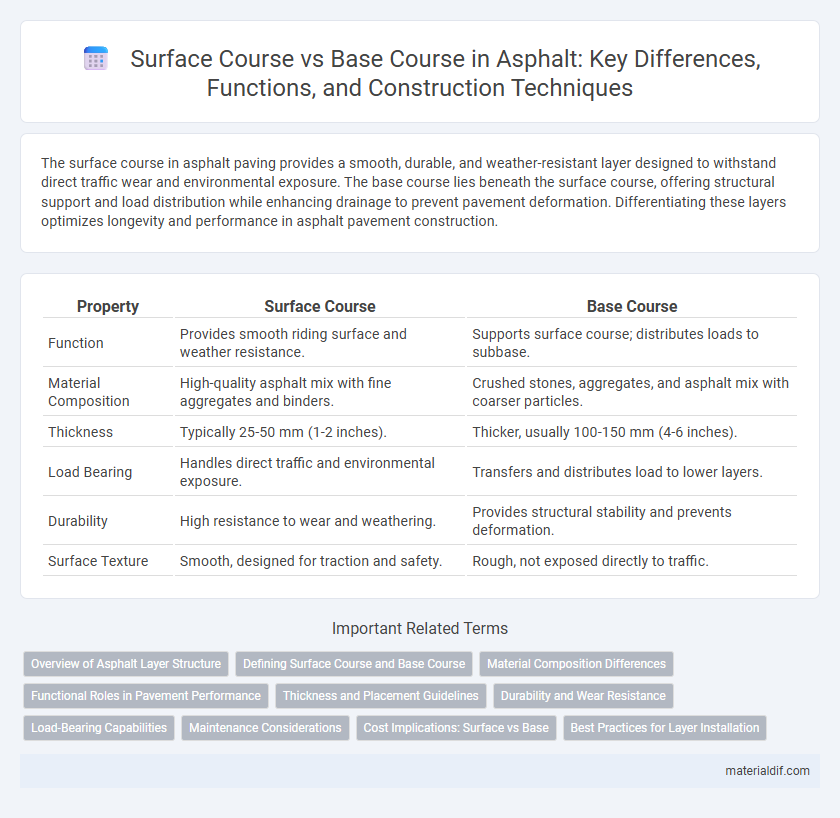 Surface Course vs Base Course in Asphalt: Key Differences, Functions, and Construction Techniques