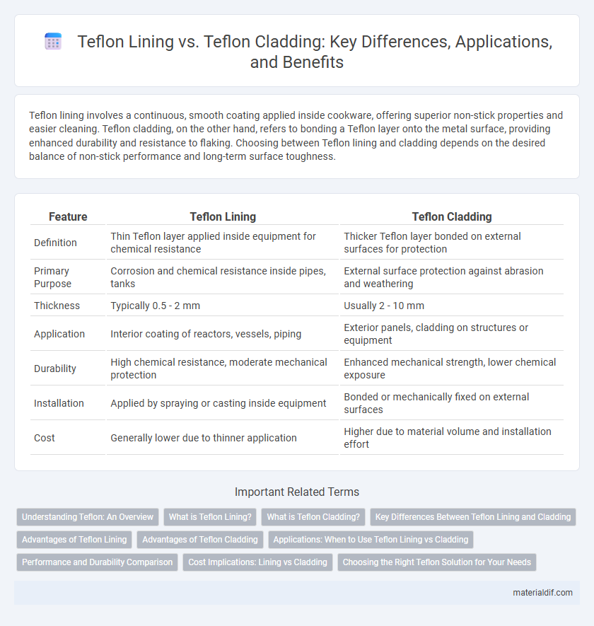 Teflon Lining vs. Teflon Cladding: Key Differences, Applications, and Benefits