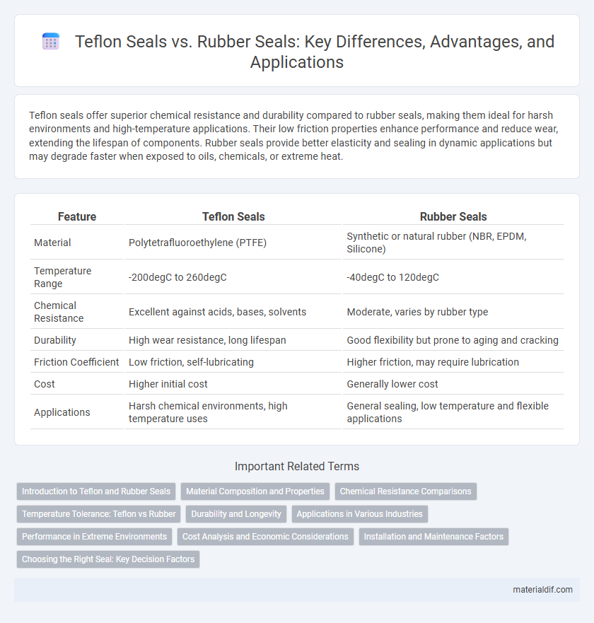 Teflon Seals vs. Rubber Seals: Key Differences, Advantages, and Applications