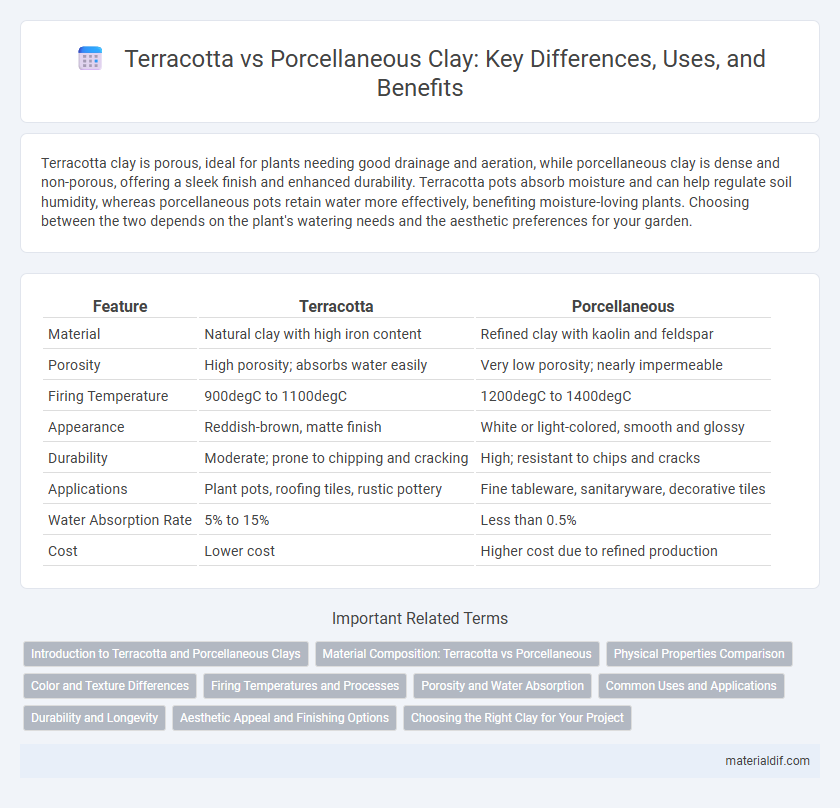 Terracotta vs Porcellaneous Clay: Key Differences, Uses, and Benefits