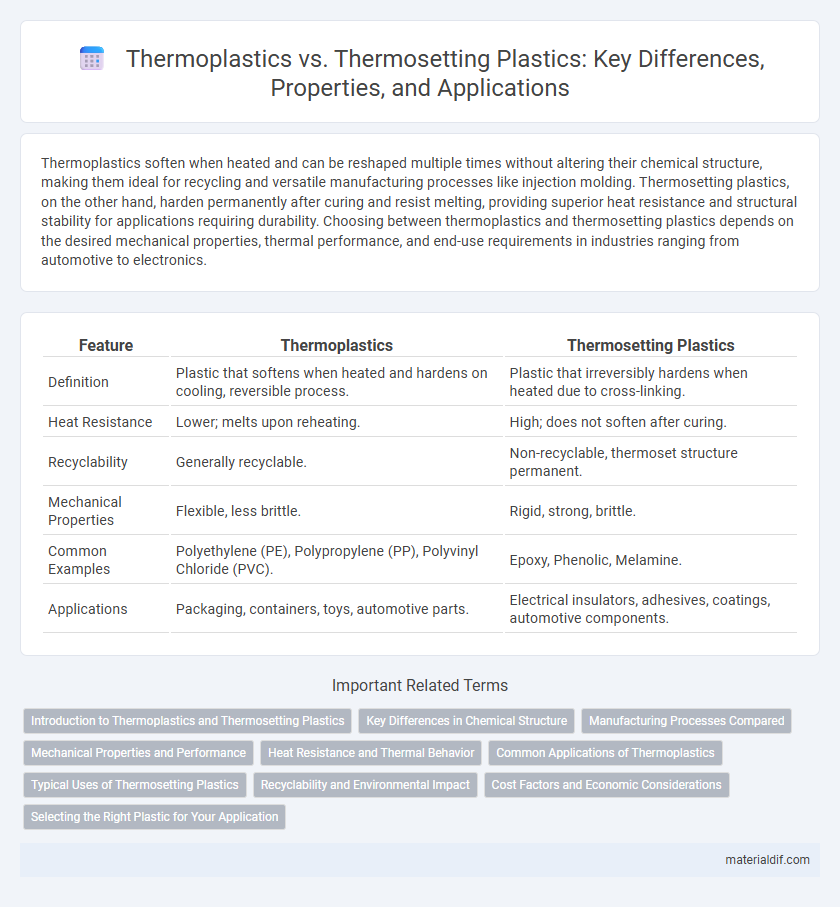 Thermoplastics vs. Thermosetting Plastics: Key Differences, Properties, and Applications