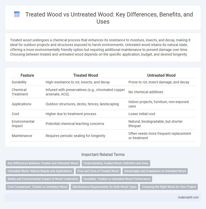 Treated Wood vs Untreated Wood: Key Differences, Benefits, and Uses
