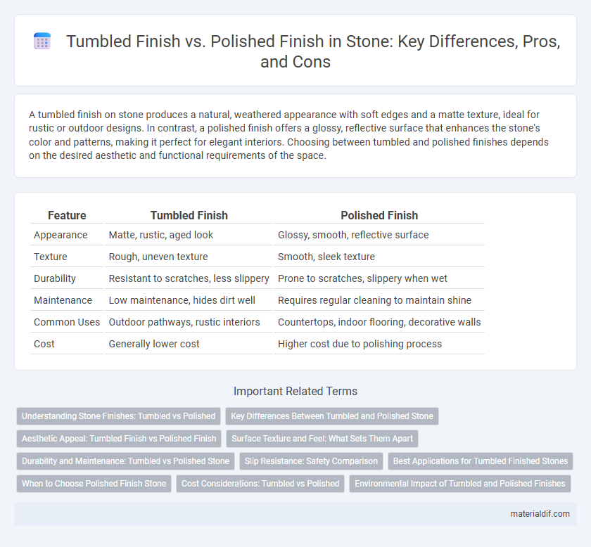 Tumbled Finish vs. Polished Finish in Stone: Key Differences, Pros, and Cons