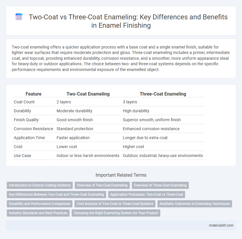 Two-Coat vs Three-Coat Enameling: Key Differences and Benefits in Enamel Finishing
