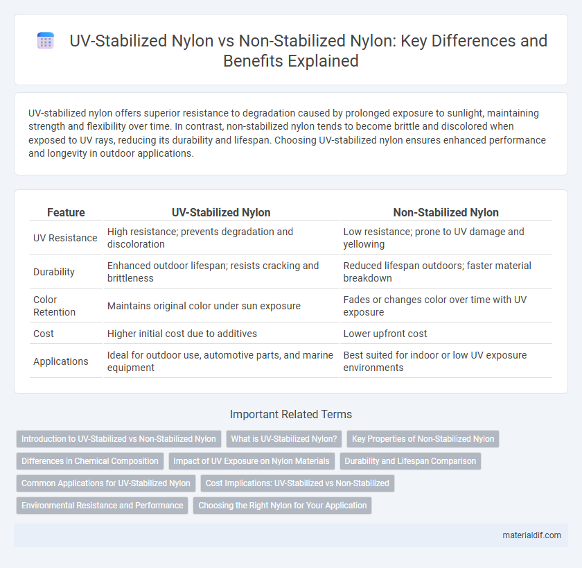 UV-Stabilized Nylon vs Non-Stabilized Nylon: Key Differences and Benefits Explained