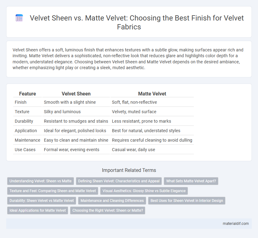 Velvet Sheen vs. Matte Velvet: Choosing the Best Finish for Velvet Fabrics